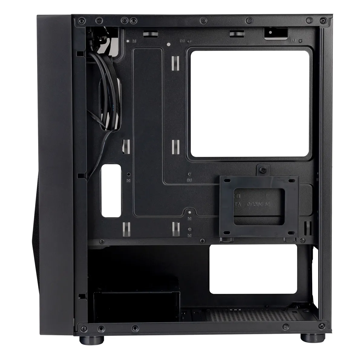 Корпус Prologix E102 Tempered Glass&Mesh Black - мініатюра 7