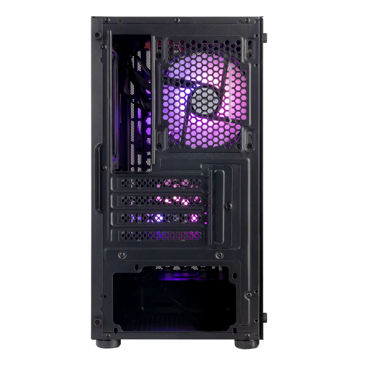 Корпус Prologix E102 Tempered Glass&Mesh Black - мініатюра 8