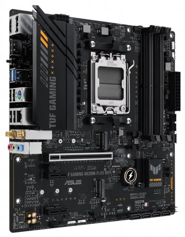 Материнська плата Asus TUF Gaming A620M-Plus WiFi Socket AM5 - мініатюра 2