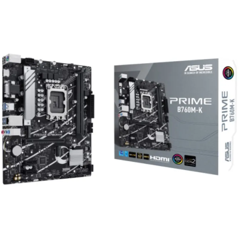 Материнська плата Asus Prime B760M-K Socket 1700 - мініатюра 7