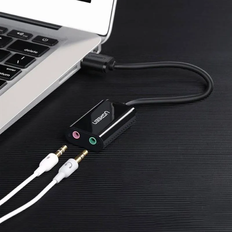 Звукова карта Ugreen US205 Black (30724) - мініатюра 8