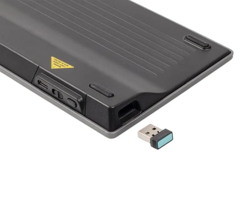 Клавіатура бездротова A4Tech FBX50C Grey - мініатюра 2