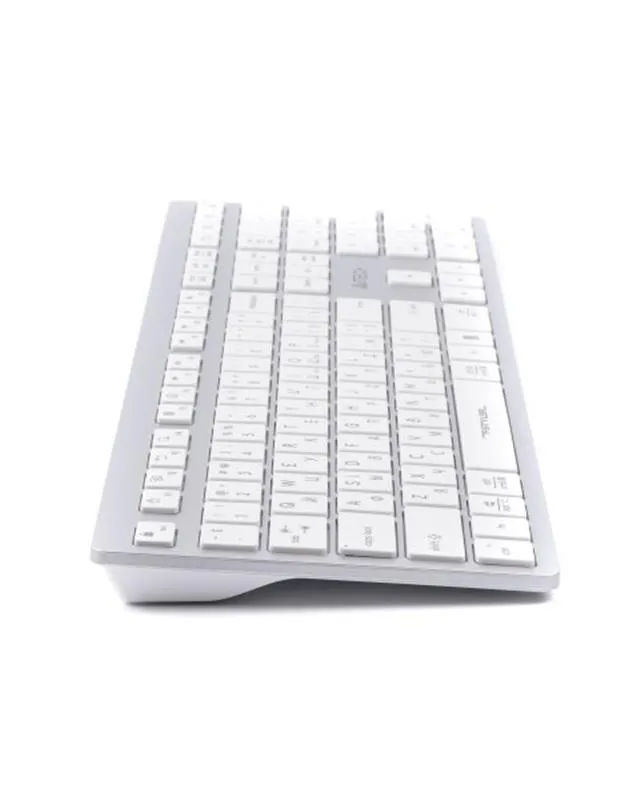 Клавіатура бездротова A4Tech Fstyler FBX50C White - мініатюра 4
