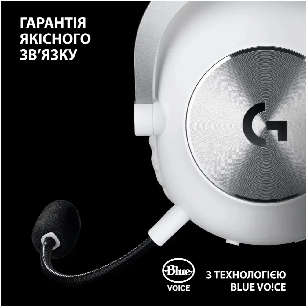 Гарнітура Logitech G Pro X2 Wireless LightSpeed White (981-001269) - мініатюра 13