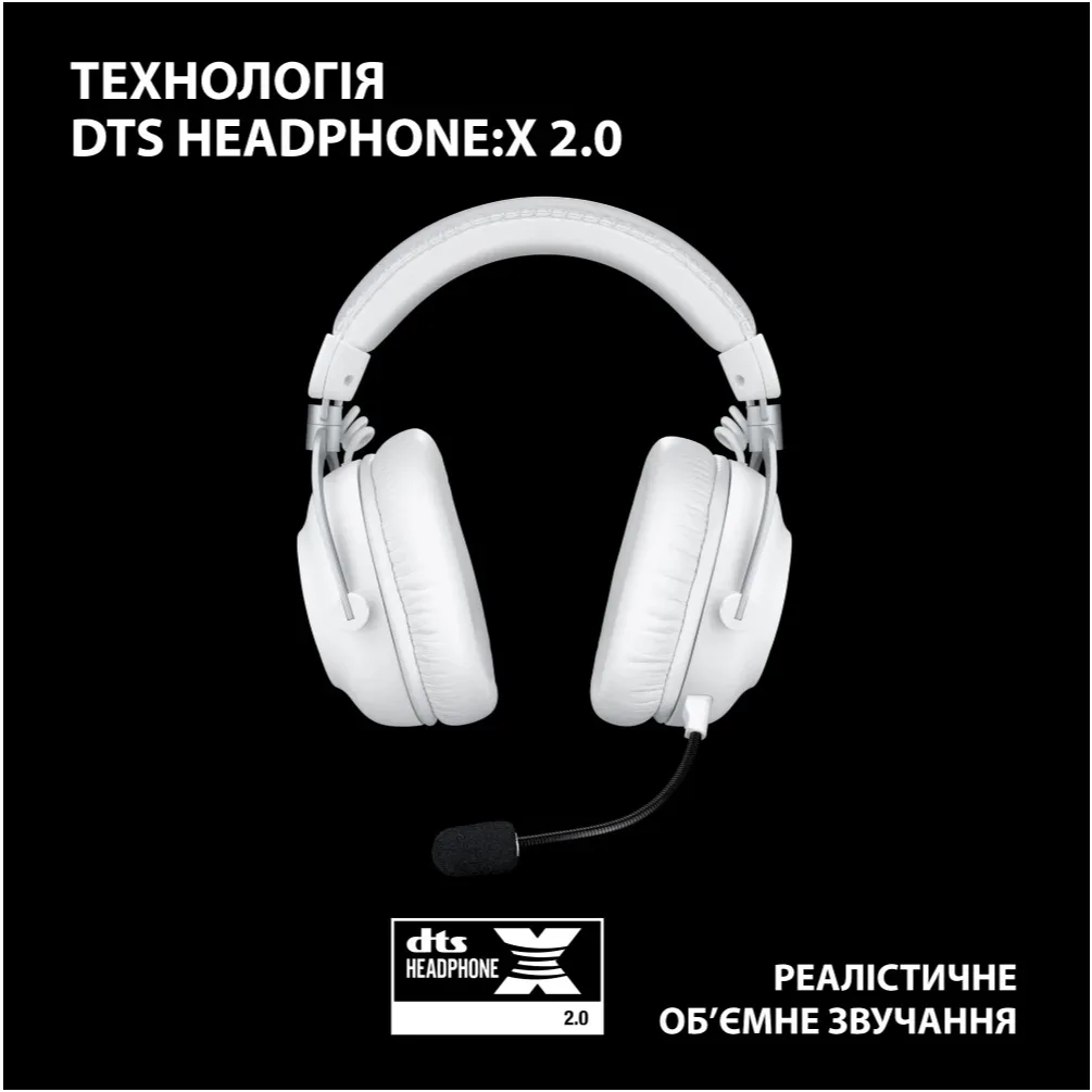 Гарнітура Logitech G Pro X2 Wireless LightSpeed White (981-001269) - мініатюра 14