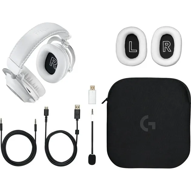 Гарнітура Logitech G Pro X2 Wireless LightSpeed White (981-001269) - мініатюра 6
