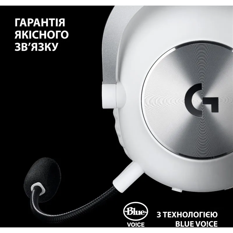 Гарнітура Logitech G Pro X2 Wireless LightSpeed White (981-001269) - мініатюра 7