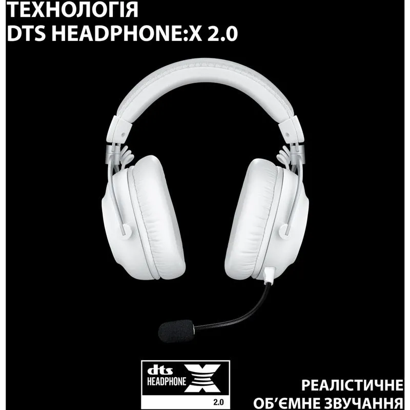 Гарнітура Logitech G Pro X2 Wireless LightSpeed White (981-001269) - мініатюра 8