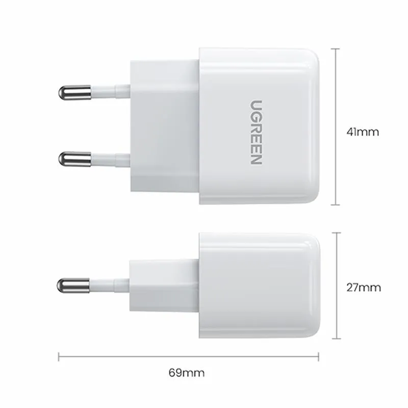 Зарядний пристрій Ugreen CD241 White (10220) - мініатюра 6