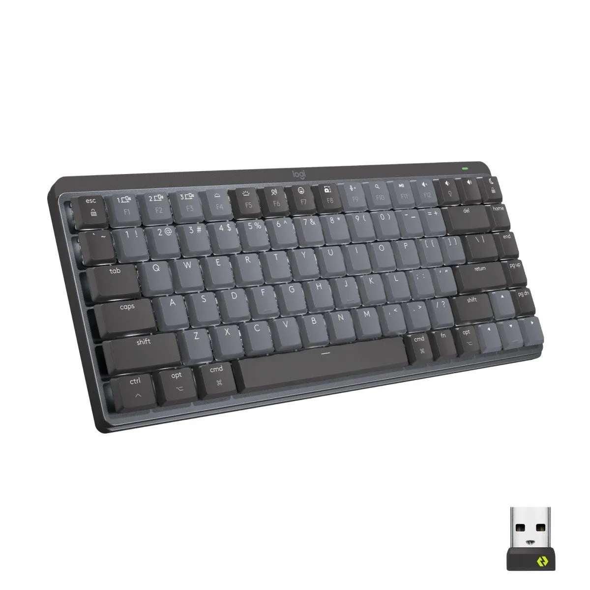 Клавiатура бездротова Logitech MX Mechanical Mini Bluetooth Illuminated Graphite (920-010782) - мініатюра 7