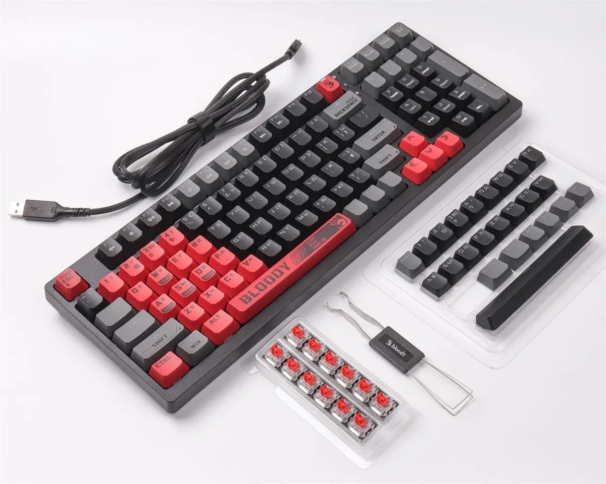 Клавіатура Bloody S98 Sports Red - мініатюра 8