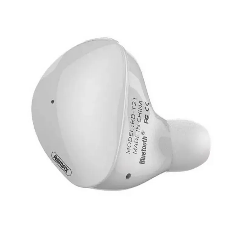 Bluetooth-гарнітура Remax RB-T21 White (6954851287896) - зображення 1