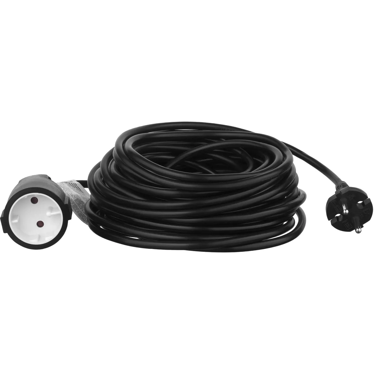 Мережевий подовжувач 2E 1XCEE7/17, 2G*1.0мм, 15м, black (2E-PC210M15) - мініатюра 4