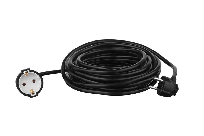 Мережевий подовжувач 2E 1XSchuko, 3G*1.5мм, 10м, black (2E-PC315M10) - зображення 1