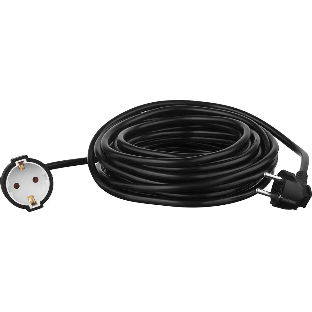 Мережевий подовжувач 2E 1XSchuko, 3G*1.5мм, 10м, black (2E-PC315M10) - мініатюра 5
