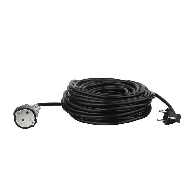 Мережевий подовжувач 2E 1XSchuko, 3G*1.5мм, 20м, black (2E-PC315M20) - мініатюра 3