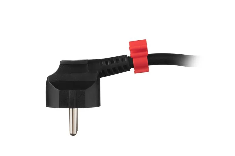 Мережевий подовжувач на котушці 2E 4XSchuko, ІР20, 3G*1.5мм, 20м, black (2E-CR4315IP20M20) - мініатюра 6
