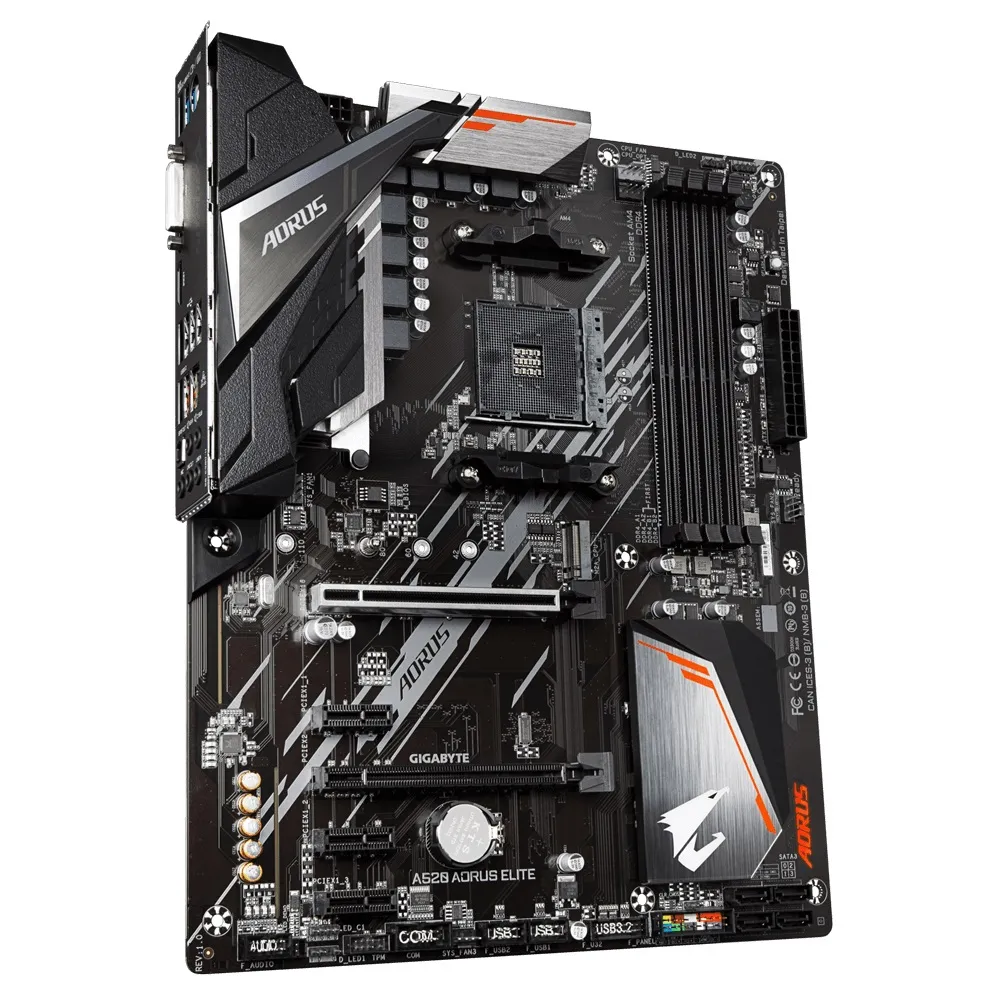 Материнська плата Gigabyte A520 Aorus Elite Socket AM4 - мініатюра 3