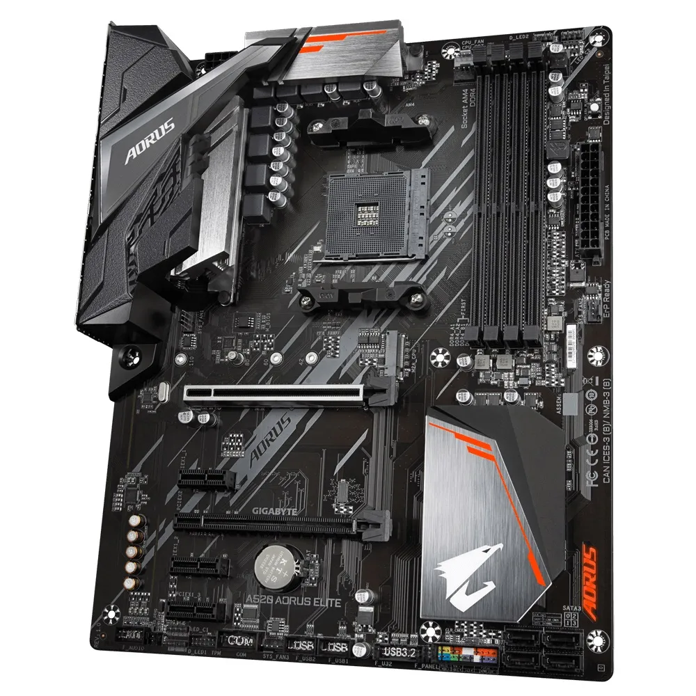 Материнська плата Gigabyte A520 Aorus Elite Socket AM4 - мініатюра 4