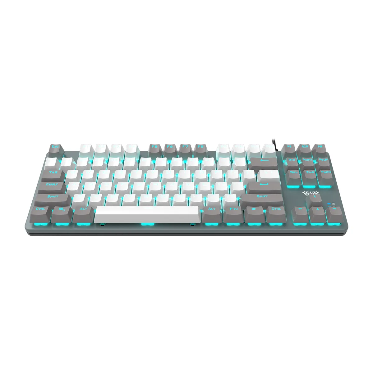Клавіатура Aula Mechanical F3287 Grey/White Keycap KRGD Blue (6948391240954) - мініатюра 2