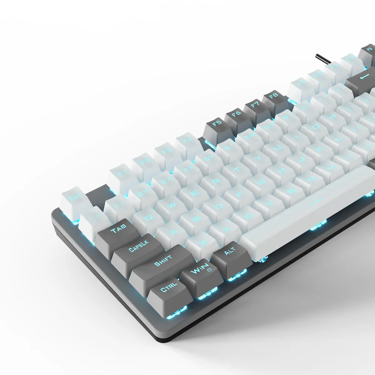 Клавіатура Aula Mechanical F3287 Grey/White Keycap KRGD Blue (6948391240954) - мініатюра 4