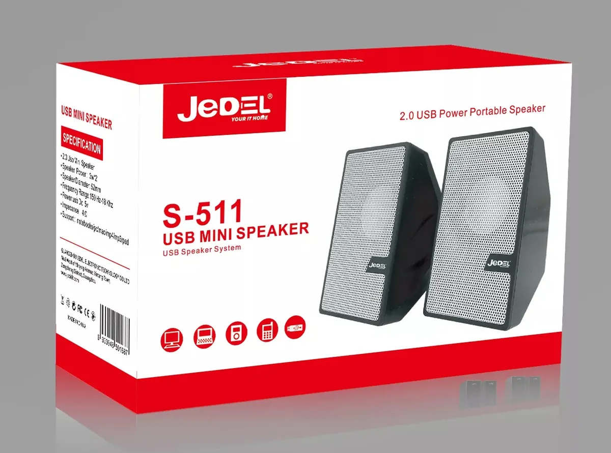 Акустична система Jedel S-511 Black - мініатюра 2