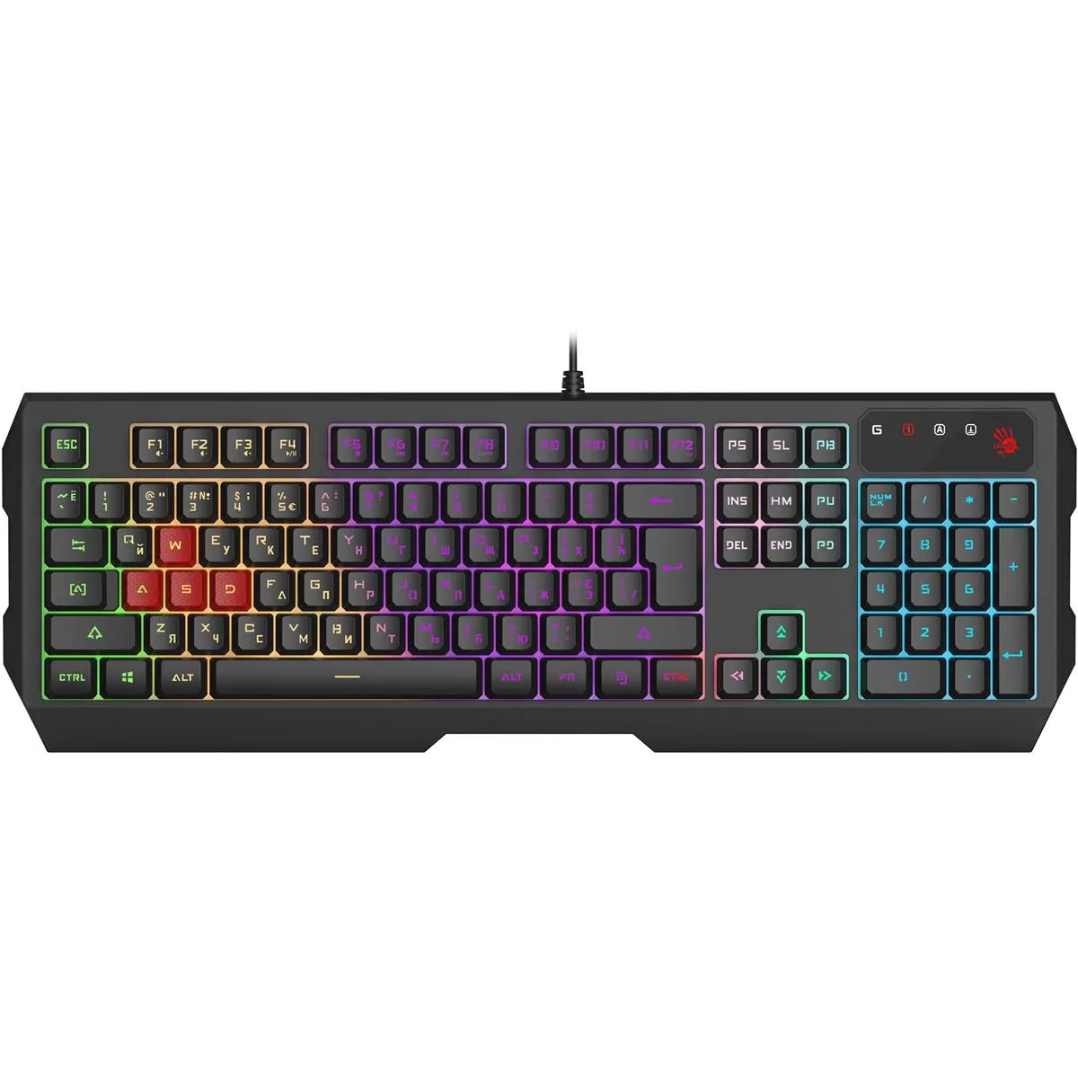 Клавіатура Bloody B140N Black USB - зображення 1