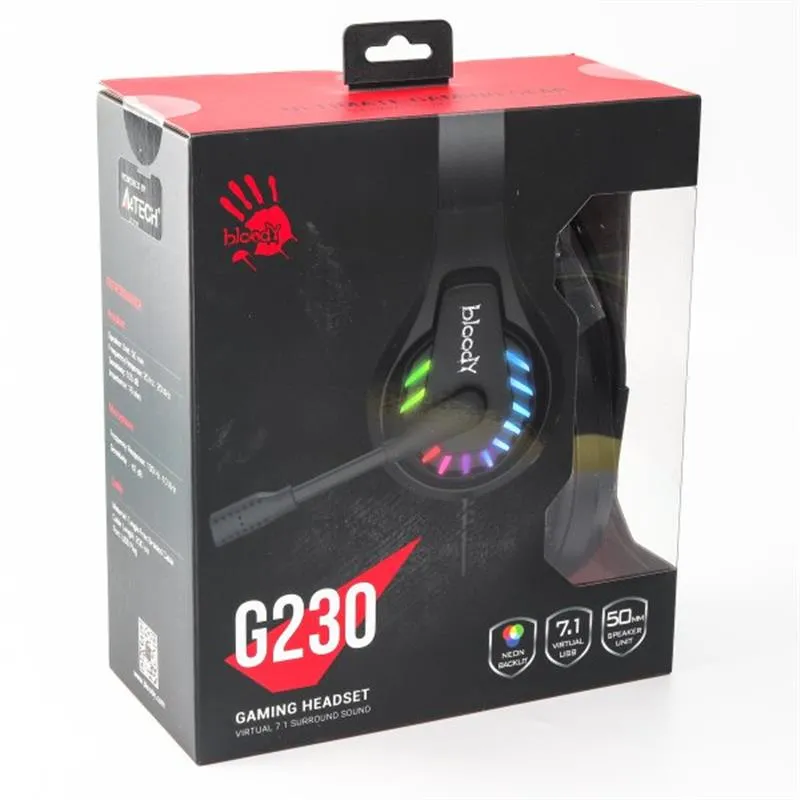 Гарнітура Bloody G230 Black - мініатюра 10