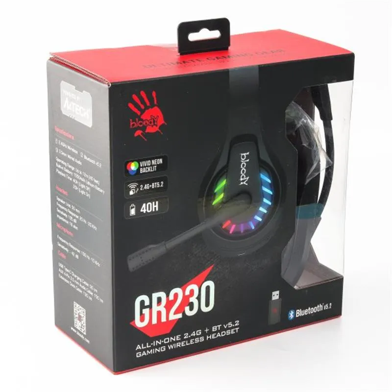 Bluetooth-гарнітура A4Tech Bloody GR230 Black - мініатюра 10