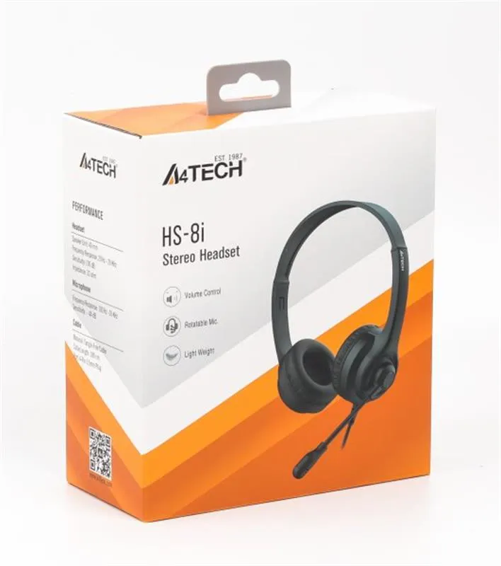 Гарнітура A4Tech HS-8i Black - мініатюра 5