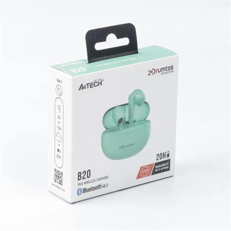 Bluetooth-гарнітура A4Tech B20 Mint Green - мініатюра 5