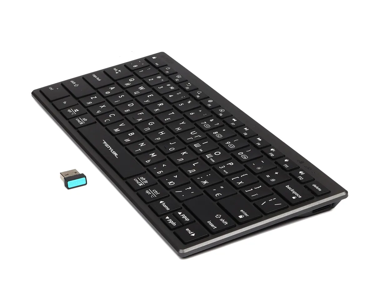 Клавіатура бездротова A4Tech Fstyler FBX51C Grey - мініатюра 10