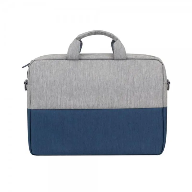 Сумка Rivacase Prater 7532 15.6" Grey/Dark Blue - мініатюра 2