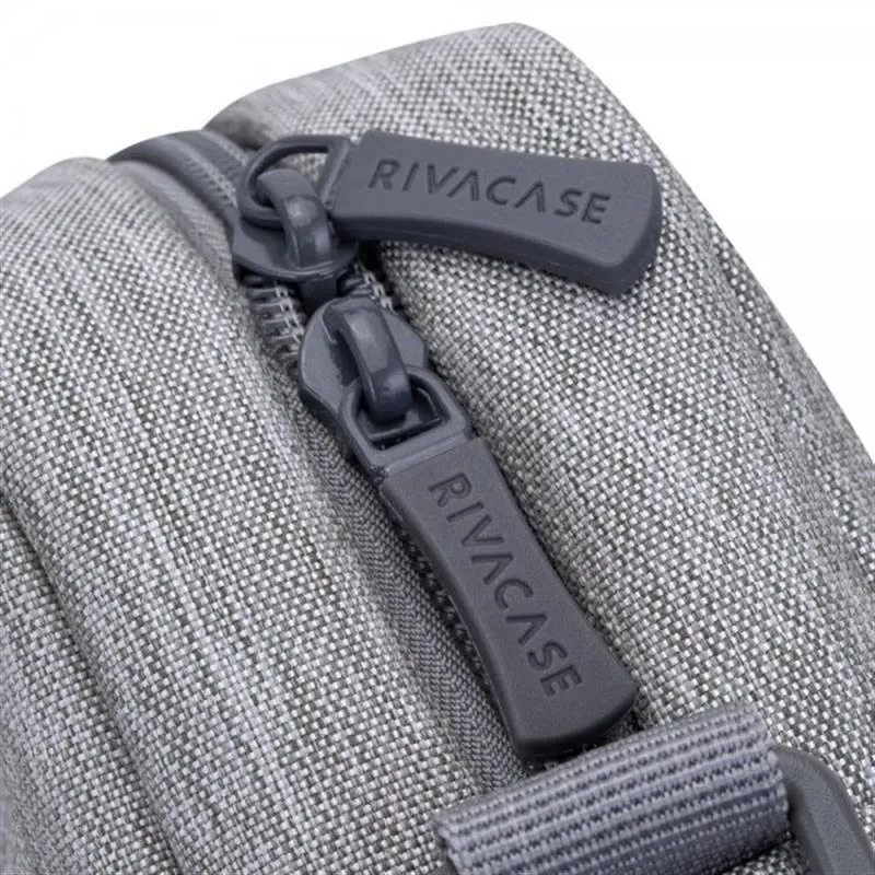 Сумка Rivacase Prater 7532 15.6" Grey/Dark Blue - мініатюра 6