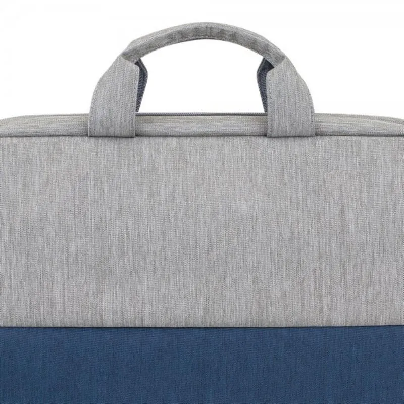 Сумка Rivacase Prater 7532 15.6" Grey/Dark Blue - мініатюра 8