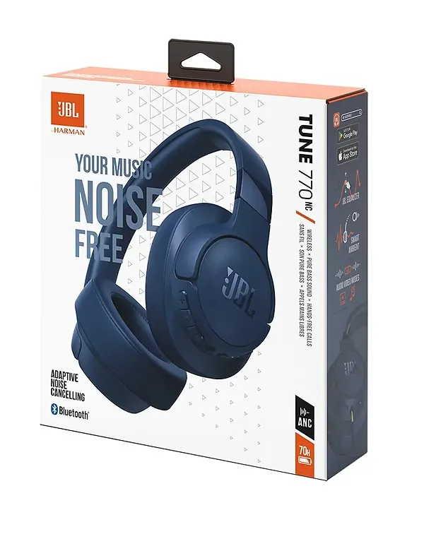 Bluetooth-гарнітура JBL T770NC Blue (JBLT770NCBLU) - мініатюра 10