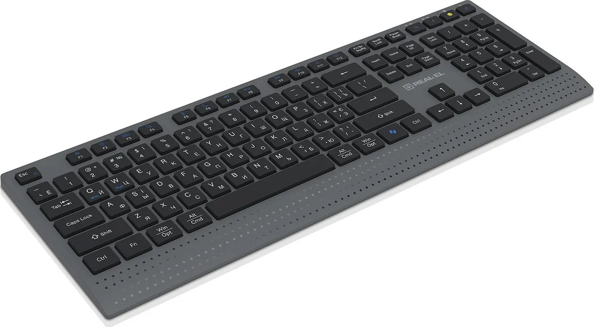 Клавіатура бездротова REAL-EL RK-715W - мініатюра 4
