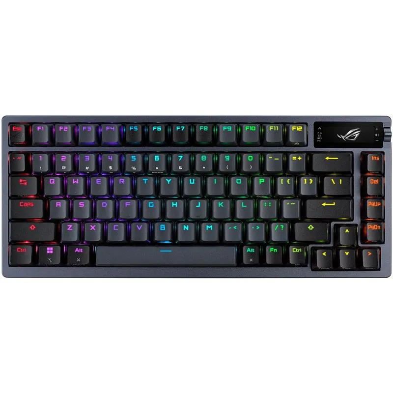 Клавіатура бездротова Asus ROG Azoth RGB WL BT Black (90MP0316-BKUA01) - зображення 1