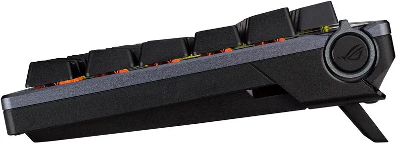 Клавіатура бездротова Asus ROG Azoth RGB WL BT Black (90MP0316-BKUA01) - мініатюра 6