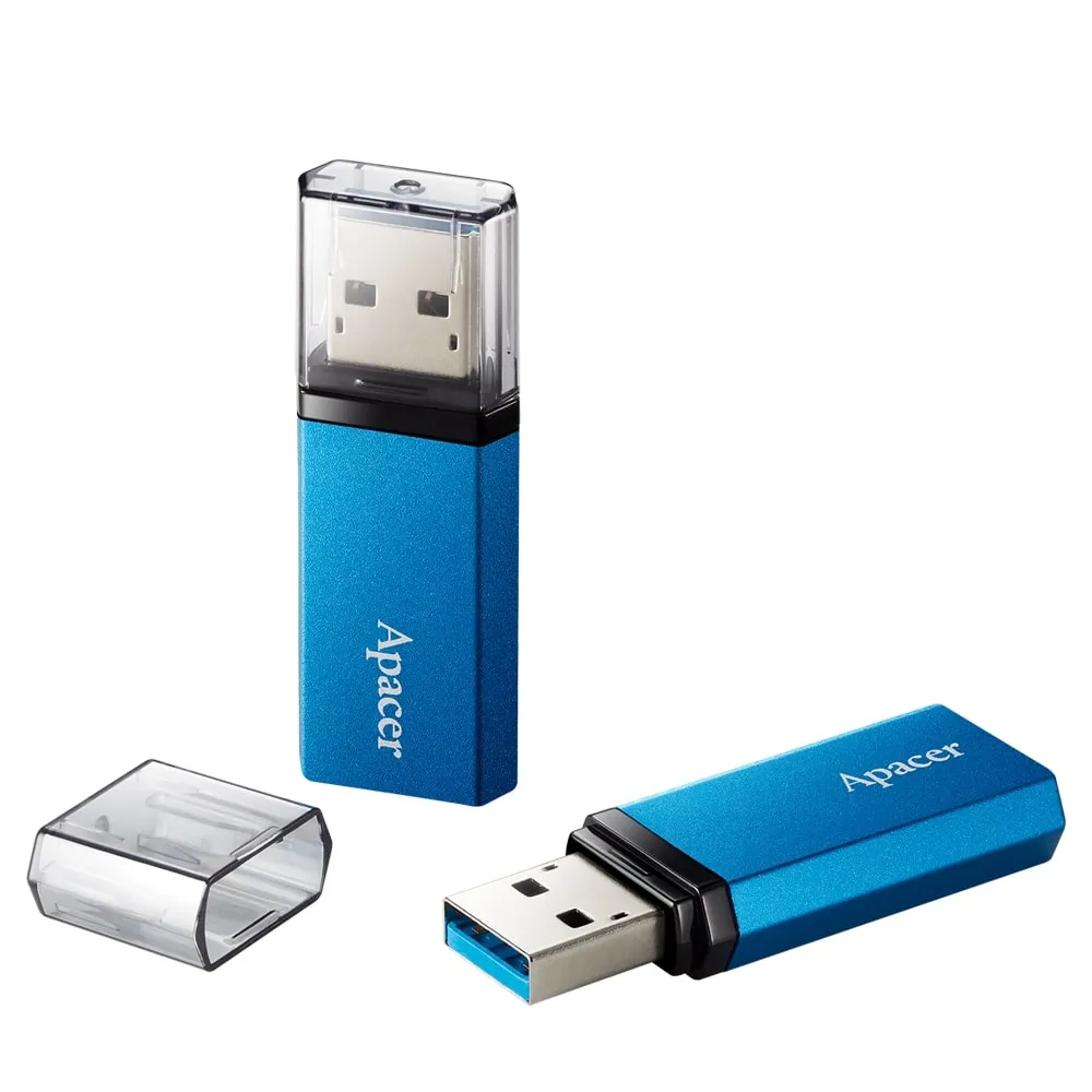 Флеш-накопичувач USB3.2 64GB Apacer AH25C Ocean Blue (AP64GAH25CU-1) - мініатюра 3