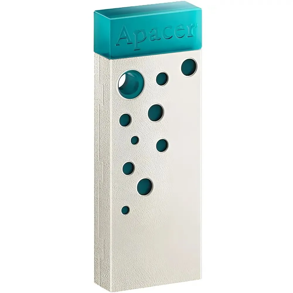 Флеш-накопичувач USB2.0 64GB Apacer AH11J Turquoise Green (AP64GAH11JG-1) - мініатюра 2