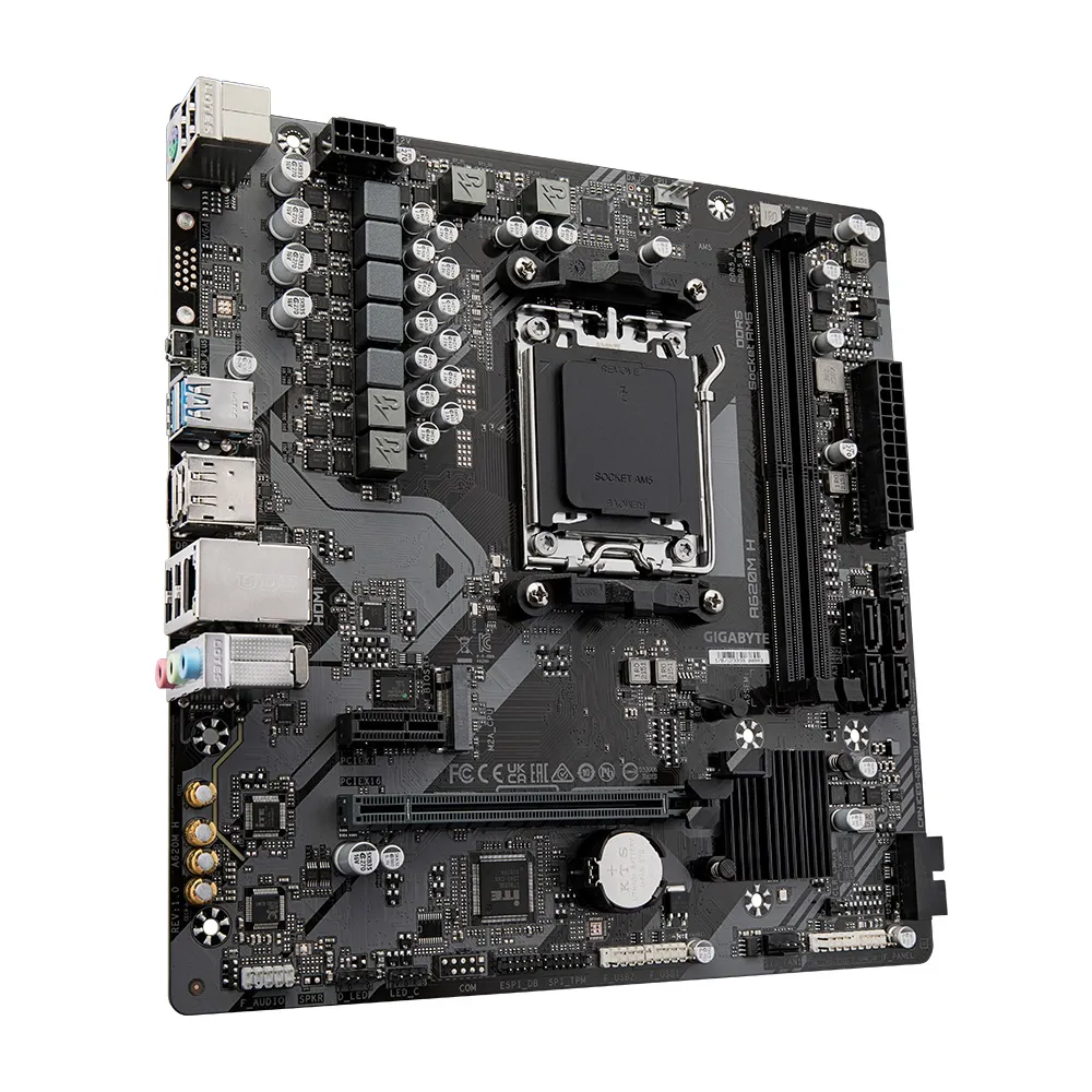 Материнська плата Gigabyte A620M H Socket AM5 - мініатюра 3