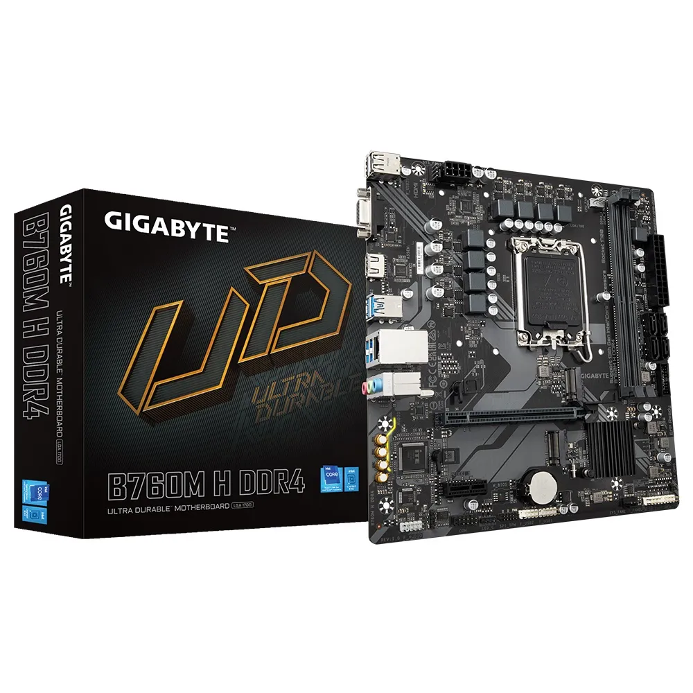Материнська плата Gigabyte B760M H DDR4 Socket 1700 - зображення 1