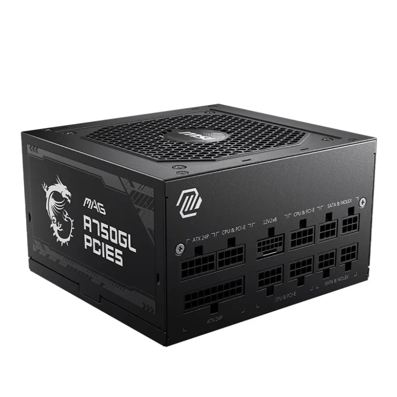 Блок живлення MSI MAG A750GL PCIE5 750W - мініатюра 4