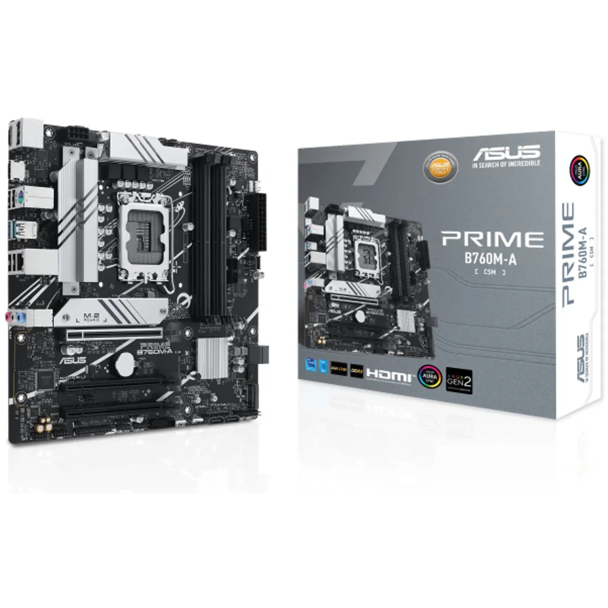 Материнська плата Asus Prime B760M-A-CSM Socket 1700 - мініатюра 6