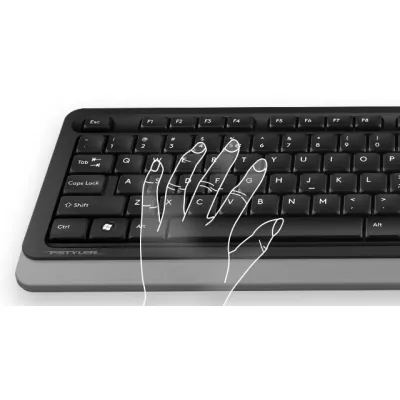 Комплект (клавіатура, миша) бездротовий A4Tech FG1010 Black/Grey - мініатюра 9