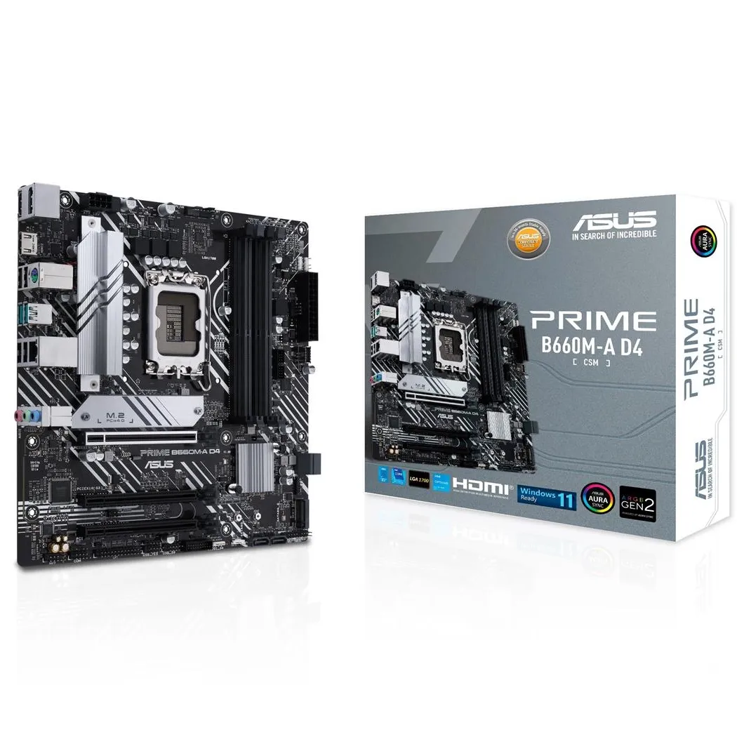 Материнська плата Asus Prime B660M-A D4-CSM Socket 1700 - мініатюра 8
