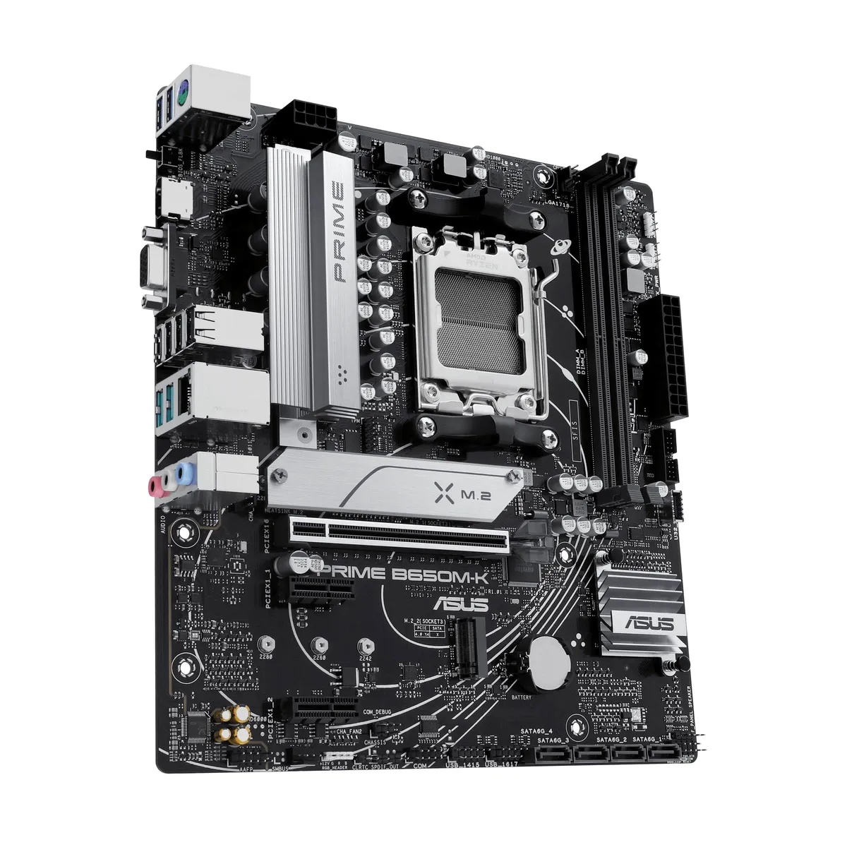 Материнська плата Asus Prime B650M-K Socket AM5 - мініатюра 3