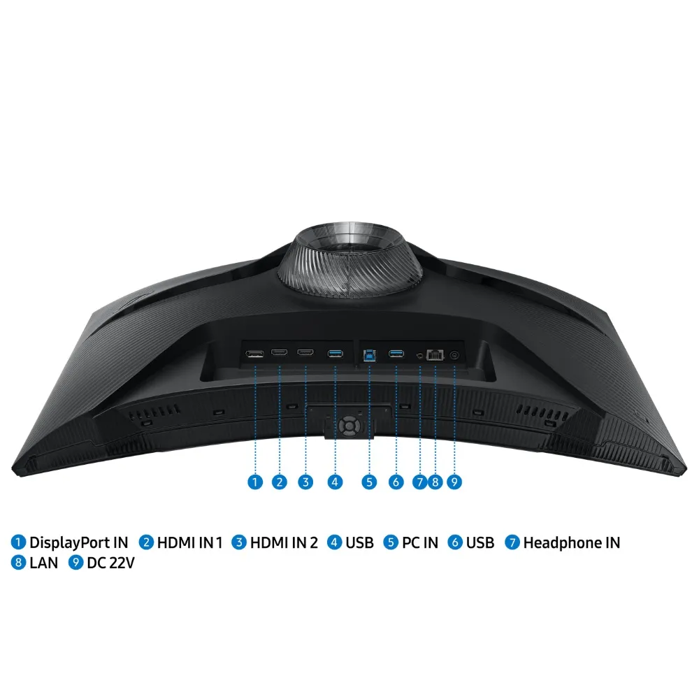 Монiтор Samsung 27" Odyssey G6 LS27BG650E (LS27BG650EIXUA) VA Black Curved 240Hz - мініатюра 13
