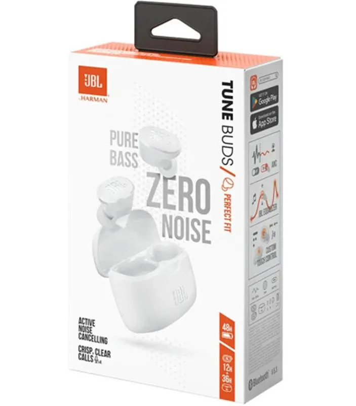 Bluetooth-гарнітура JBL Tune Buds White (JBLTBUDSWHT) - мініатюра 9